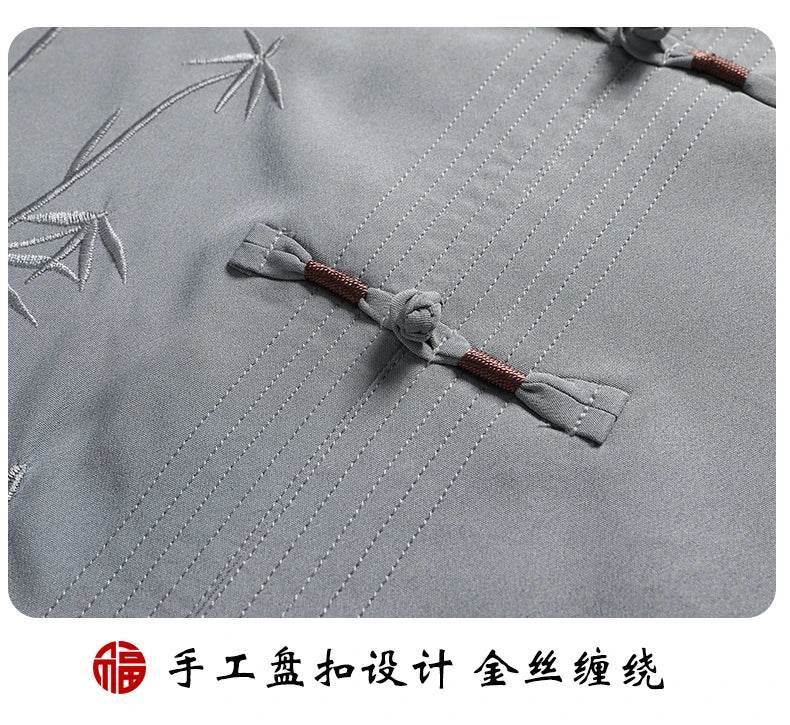 Men's sets (Shirt + trousers) 2025 summer new style men fashion shirt short sleeve shirt High quality shirts male Two Piece - AIAZ