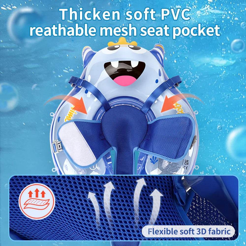 Swimbobo Kids Inflatable Baby Floating Water Toy Swimming Floats Waist Trainer Child Swim Pool Ring PVC Children Float - AIAZ