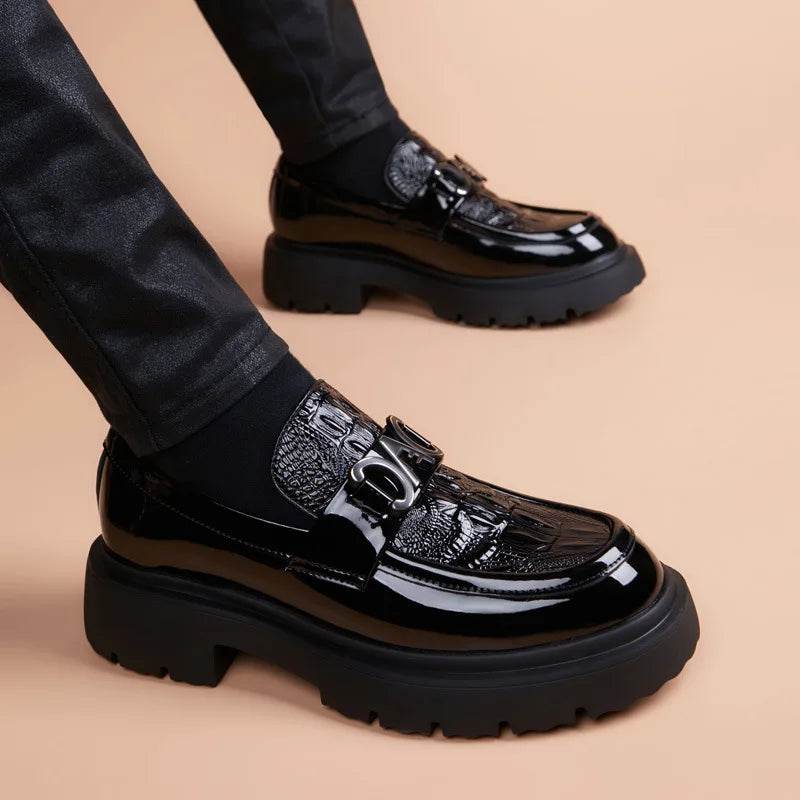 Men Business Formal Shoes Man Oxford Casual Shoes Men Brand Classic Comfortable Fashion Derby Shoes Luxury Leather Shoes - AIAZ