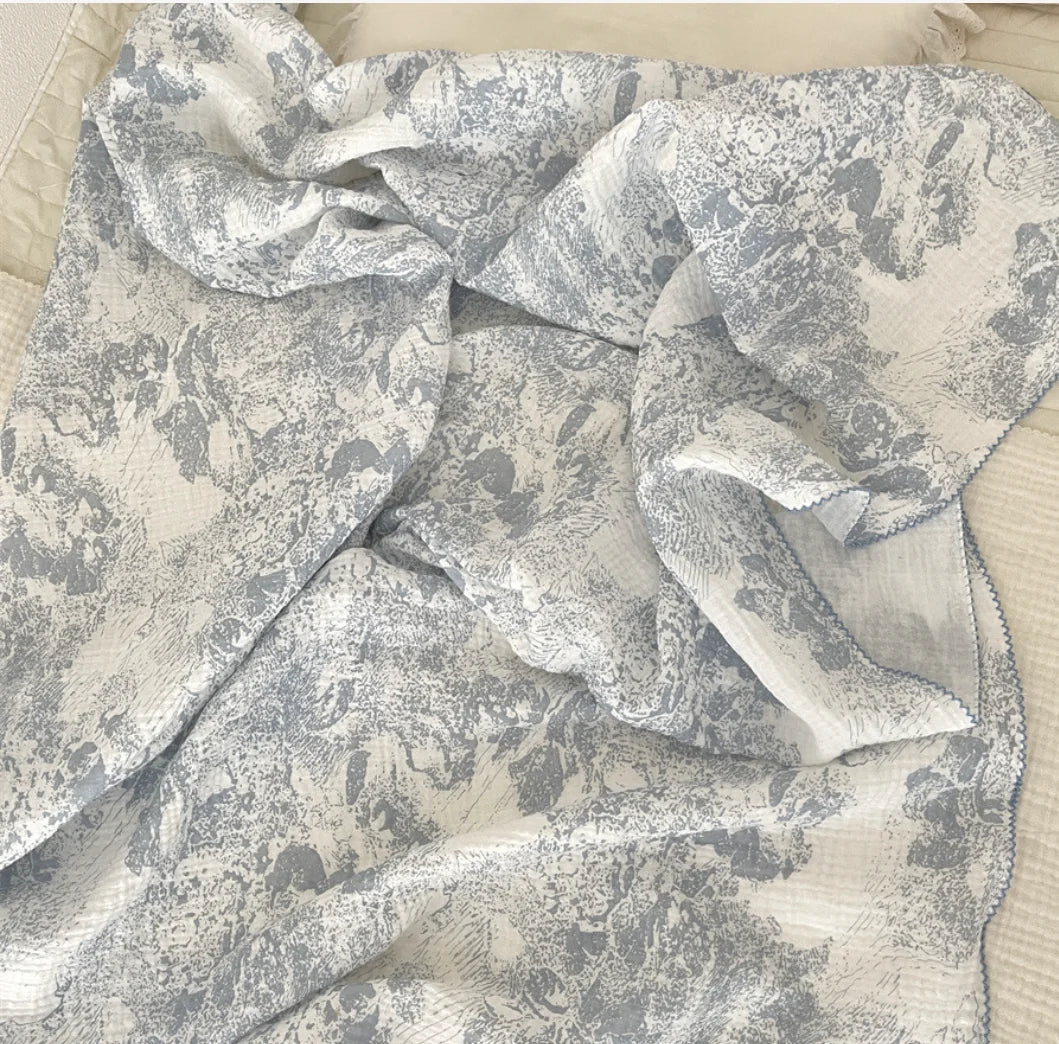 Muslin Swaddle Blankets Newborn Summer Baby Blanket Cotton Infant Swaddle Wrap Receiving Blanket For Crib Stroller Sleeping Item