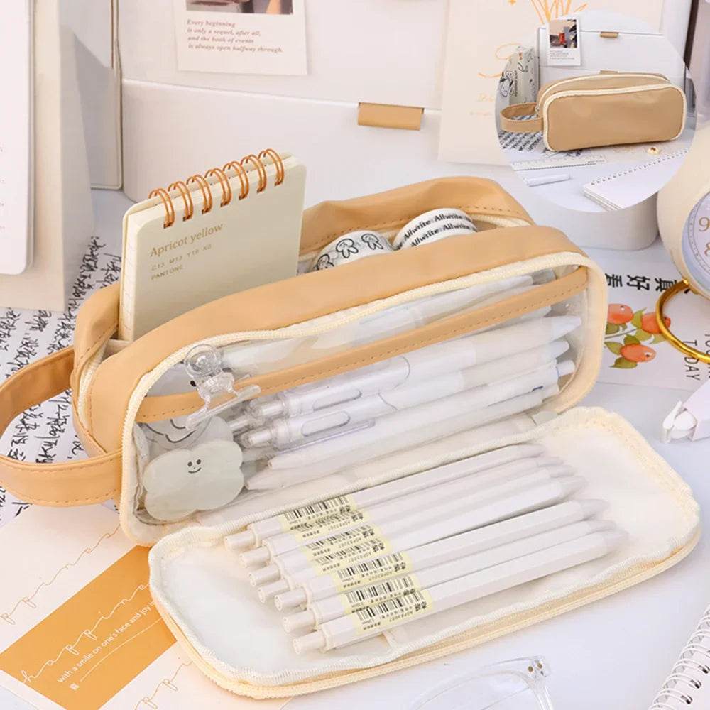 Pencil Cases For Girls School Supplies Pencil Pouch Trousse Scolaire Large Capacity Pencilcase Estuche Escolar Cute Pencil Case - AIAZ