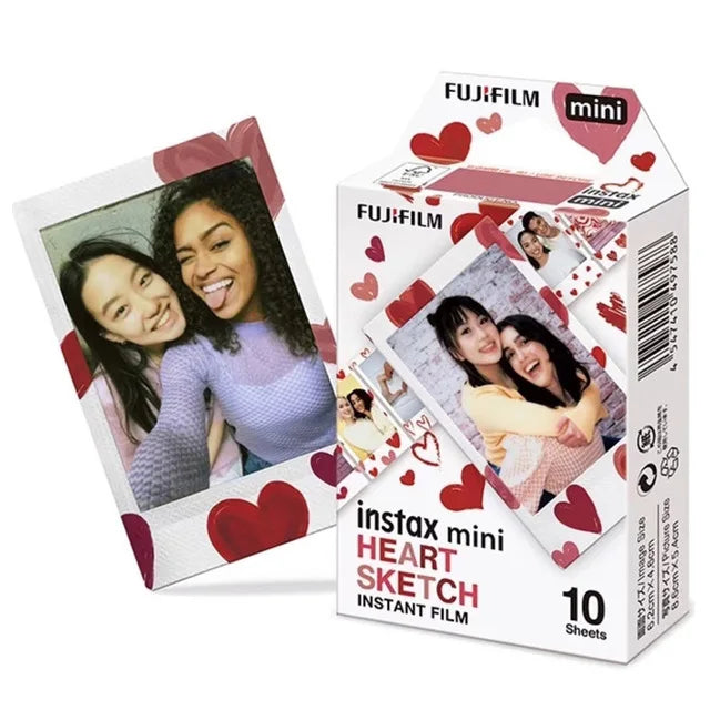 Fujifilm Instax Mini Film White 10 20 40 60 80 100 Sheets For FUJI Instant Photo Camera Mini 12/11 Mini 9 8 7 70 90 Film Camera