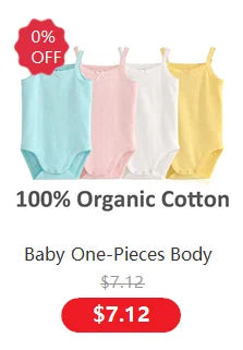 Baby One-Pieces Bodysuits for Newborn Girls Kids Cotton Sleeveless Rompers Toddlers Summer Playsuits White Clothes Outfit 2023
