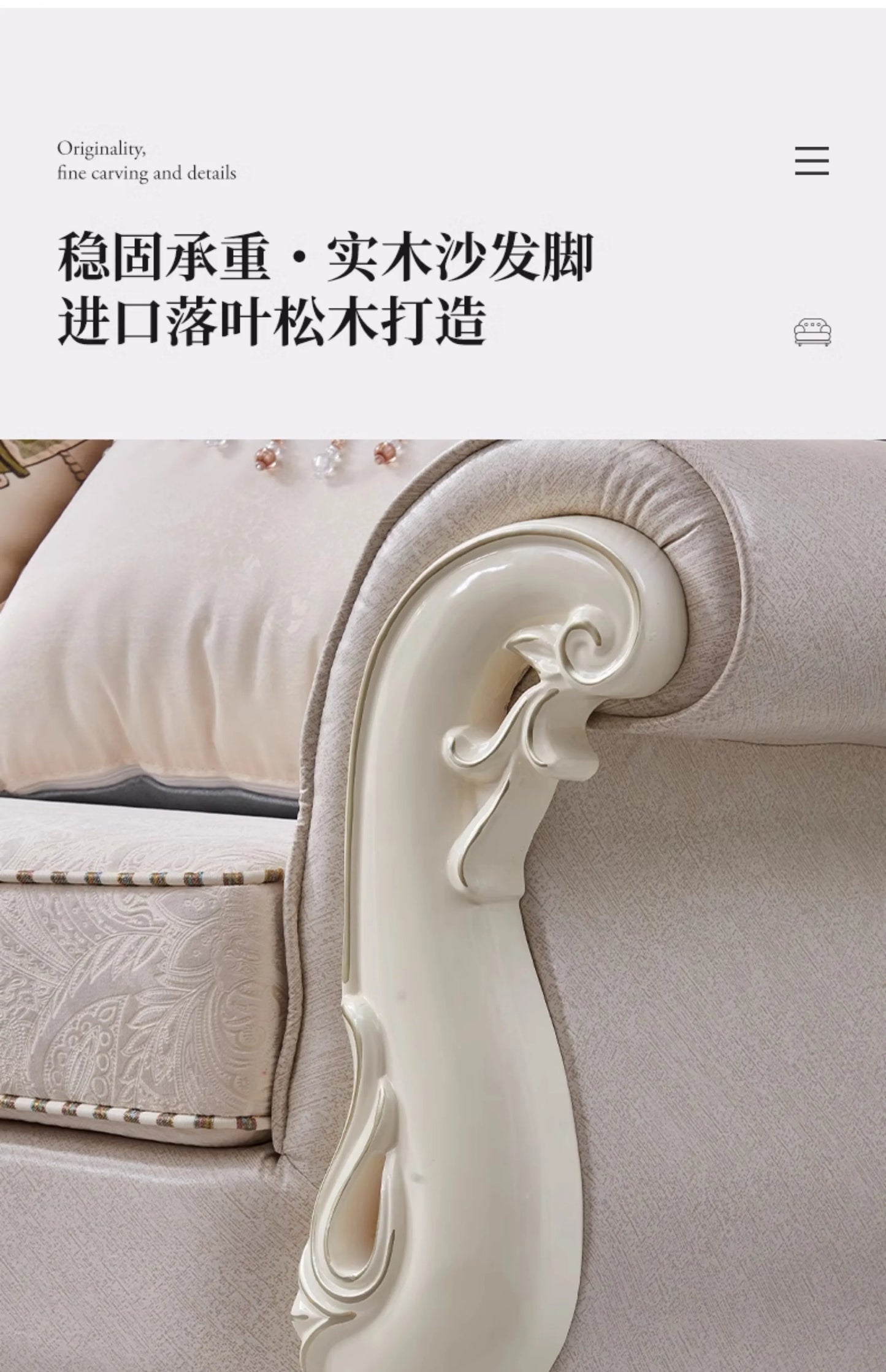 European Adult Sofa Designer High Quality Living Room Luxury Modern Sofas Solid Wood Corner Romantic Muebles Salon Furniture