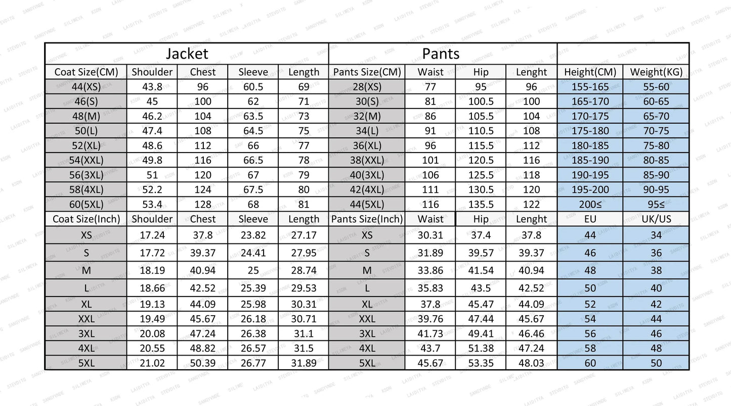 Business Men Suit Single-breasted Peak Lapel 3 Pieces(Jacket+Pants+Vest) Male Formal Wedding Party Set - AIAZ