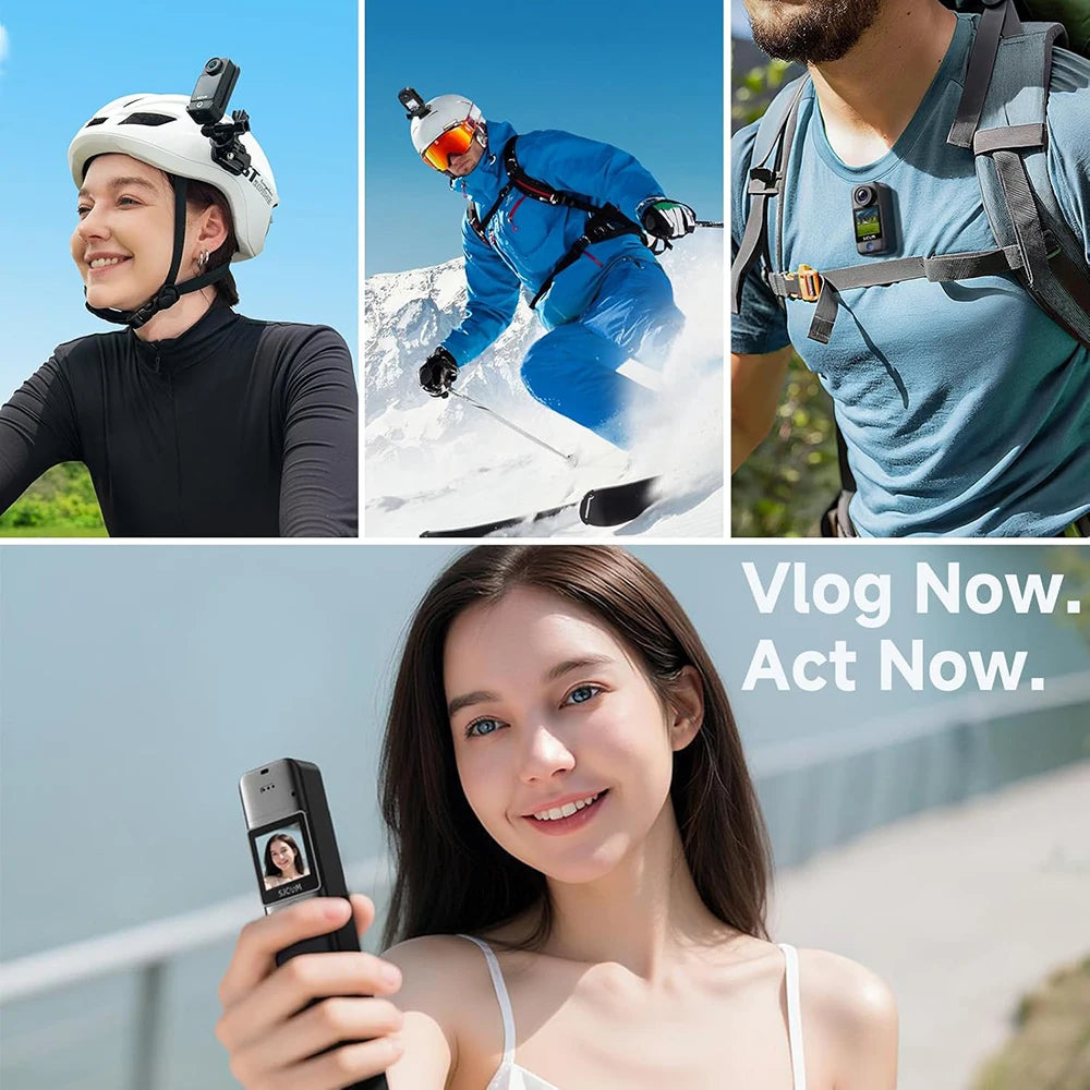 SJCAM C300 Pocket Action Camera 4K FHD With Long Battery Life Video 30M Waterproof 5G WiFi Camera Sport Action Cam