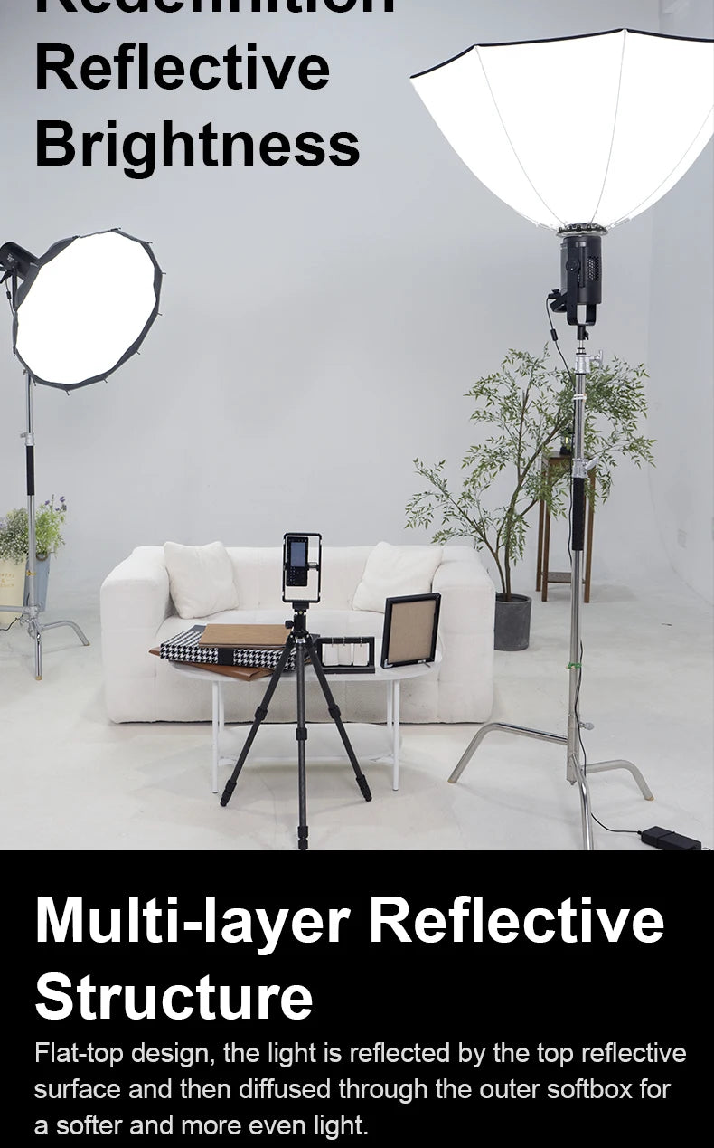 Selens 70cm 90cm 110cm Reverse Octagonal Softbox Photo Studio Kits Bowens Mount Octagon Umbrella Softbox Photography Accessories