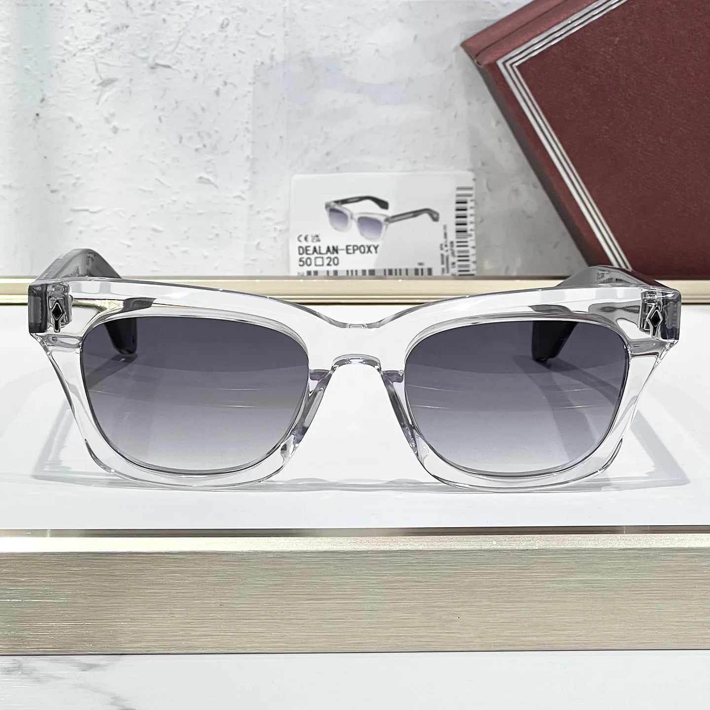 Photochromic Lense DEALAN EOPXY Thick Acetate Business Sunglasses Women Cat Eye Vintage Retro Outdoor Eyewear Shades For Sun