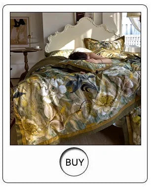 4/6/9Pcs Gorgeous European Palace Style Royal Embroidery Bedding Set Brocade Egyptian Cotton Duvet Cover Bed Sheet Pillowcases