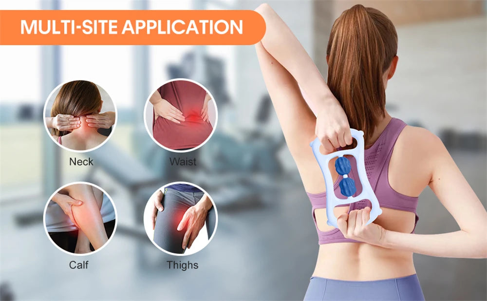 Massage Roller for Neck Thigh Calf and Leg, Personal Muscle Handheld Deep Tissue Trigger Point Foam Myofacial Tools Pro Recovery