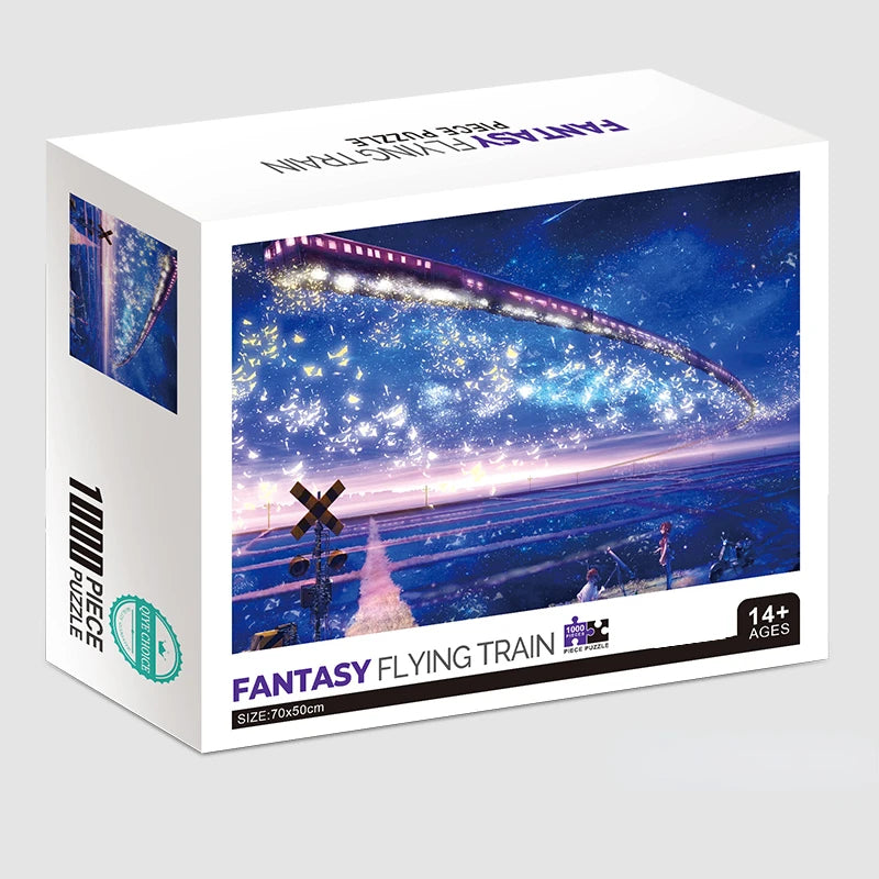 75*50cm 1000pcs Puzzle Difficult Adult World Famous Painting Puzzle Landscape Stress Relief Education Puzzle Toys