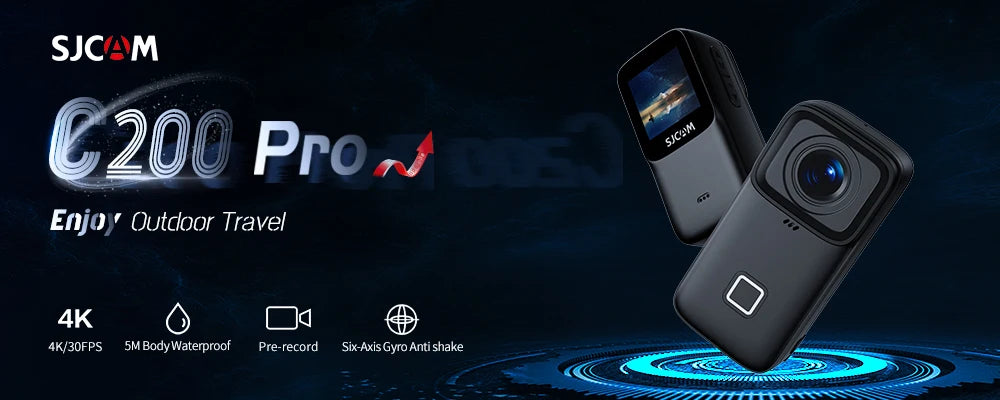 SJCAM C300 Pocket Action Camera 4K FHD With Long Battery Life Video 30M Waterproof 5G WiFi Camera Sport Action Cam