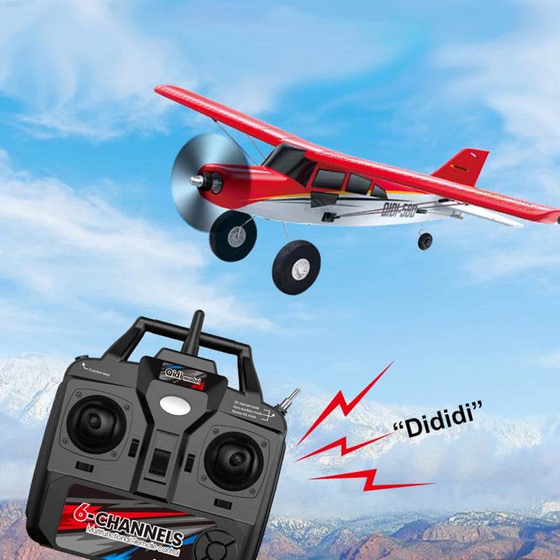 Qidi560 Moore M7 Off-road RC Plane 4CH Brushless Remote Control Airplane Fixed Wing Aircraft Model EPP Foam Toys for Children - AIAZ