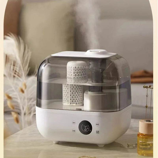 Humidifier, quiet and quiet bedroom, pregnant women and babies, air purification, sterilization, intelligent large spray humidif - AIAZ