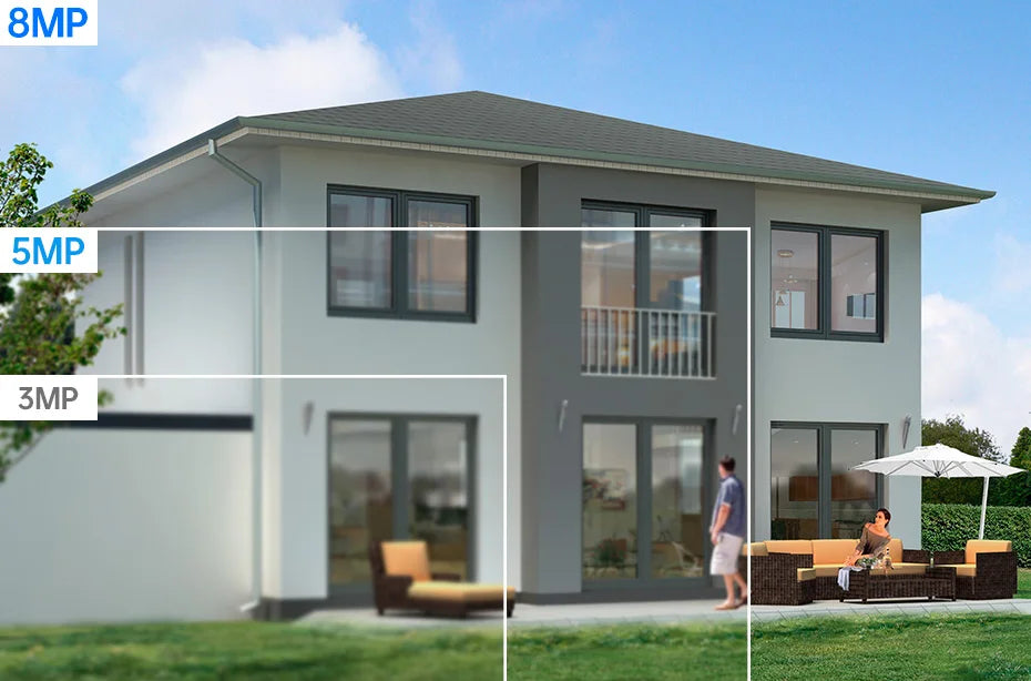 Fuers 8MP 4K IP Camera Tuya Smart Outdoor Home Security Auto Tracking AI Human Detection Camera WIFI CCTV Surveillance Camera