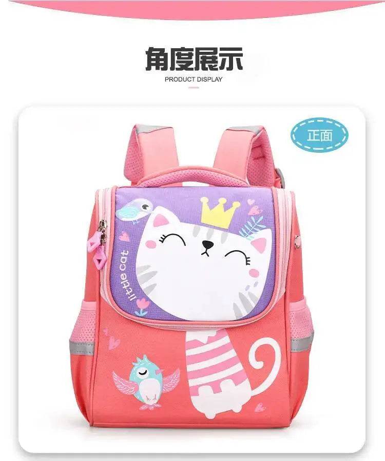 Children School Bags Girls Boys Backpacks Kindergarten Schoolbag Cartoon Animal Toddler Kids Backpack For 2-8 Years - AIAZ