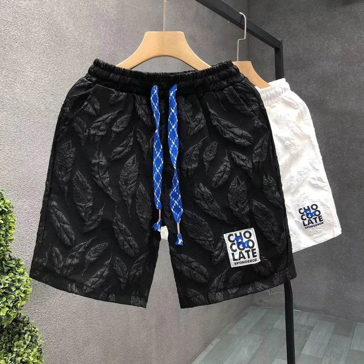 Men's Shorts Beach White Male Short Pants Baggy Printed New in Pant 2025 Fashion Designer Streetwear Dry Fit Summer Elastic Thin - AIAZ