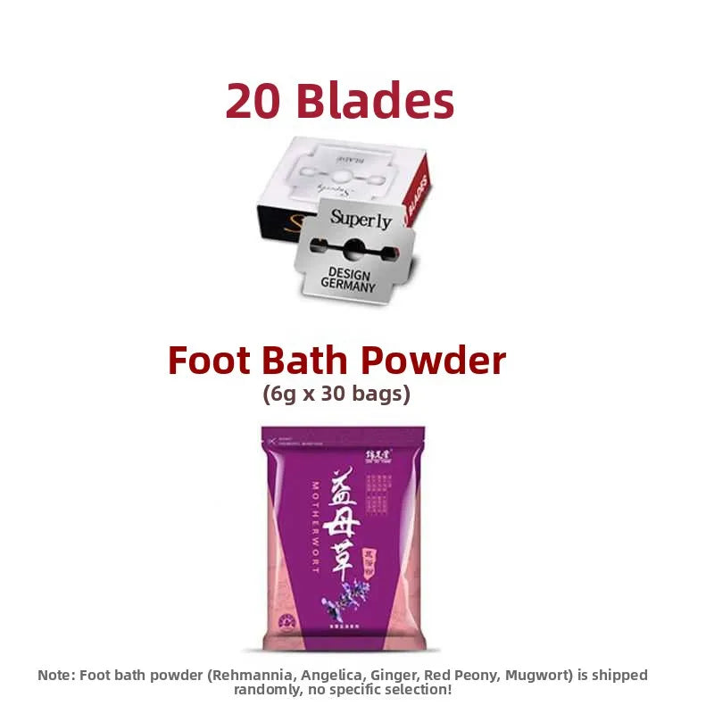 Foot Care Tool Kit Profional Dead Skin Removal Foot File Set with 0 Blades Foot Scraper Board Personal Hygiene Tool