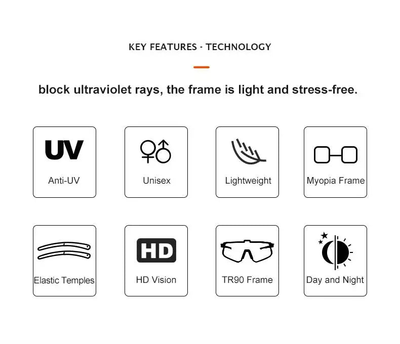 INBIKE Photochromic Cycling Sunglasses Professional Road Bike Riding Glasses for Men Bicycle Windproof Sand Goggles Bike Eyewear