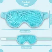 Cooling Eye Mask with Gel Bead Reusable Cold Compress Ice Pack Sleeping Eye Cooling Pads for After Eyelid Surgery Skin Care Tool