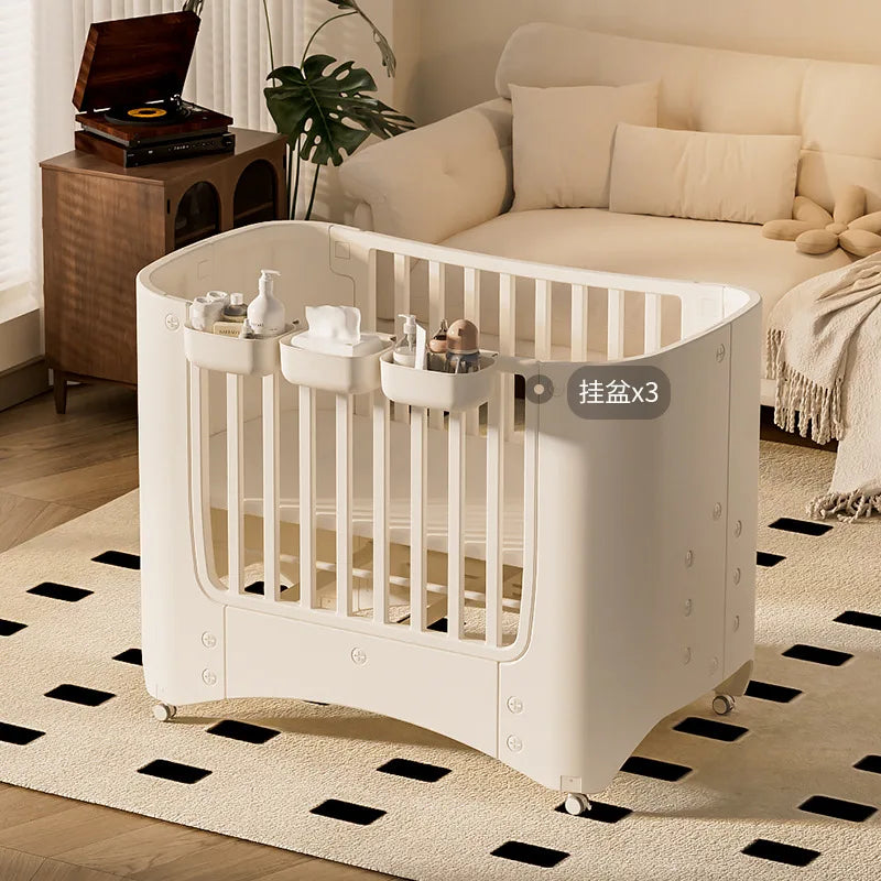 Crib Adjustable Movable Splicing Game Bed Baby Multifunctional Diaper Table