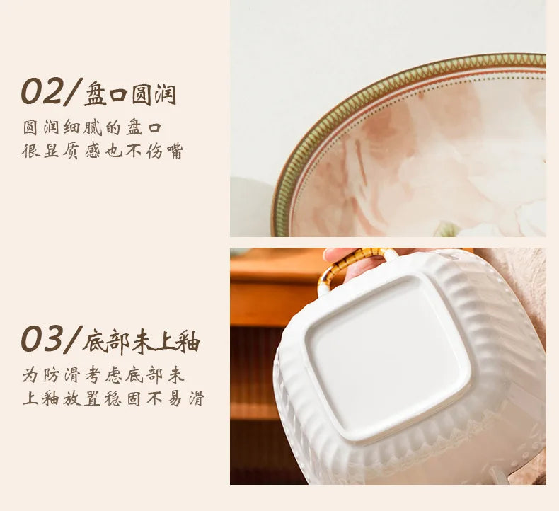 High-quality Ceramic Spoons Wholesale Combinations Household Gift Tableware Sets