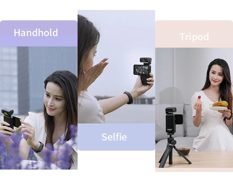 Ordro M3 Pocket Camera Digital Camcorder 5K 30FPS Image Stabilization Built-in Big Size Screen Handy Cam  Travel Vlog Cameras