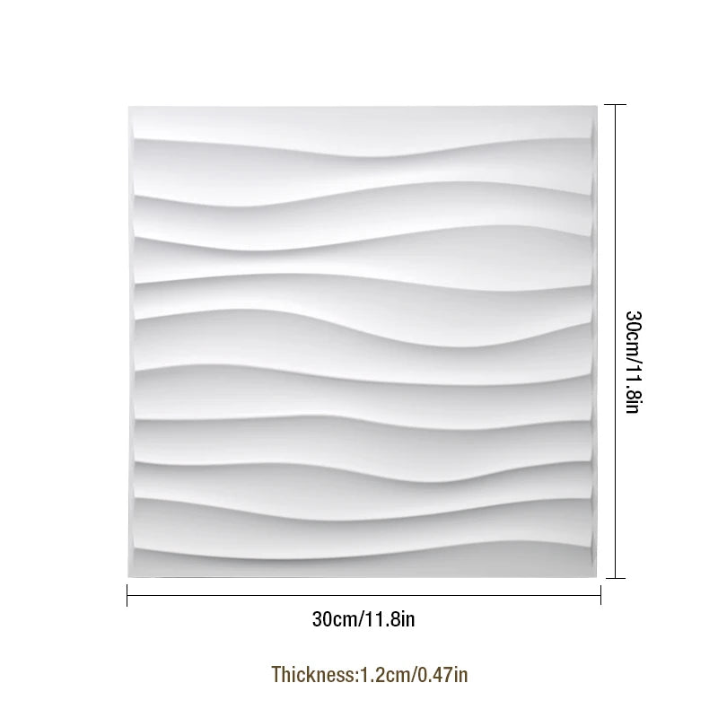 30cm house wall renovation geometric 3D wall panel non-self-adhesive 3D wall sticker art tile 3d wallpaper room bathroom ceiling