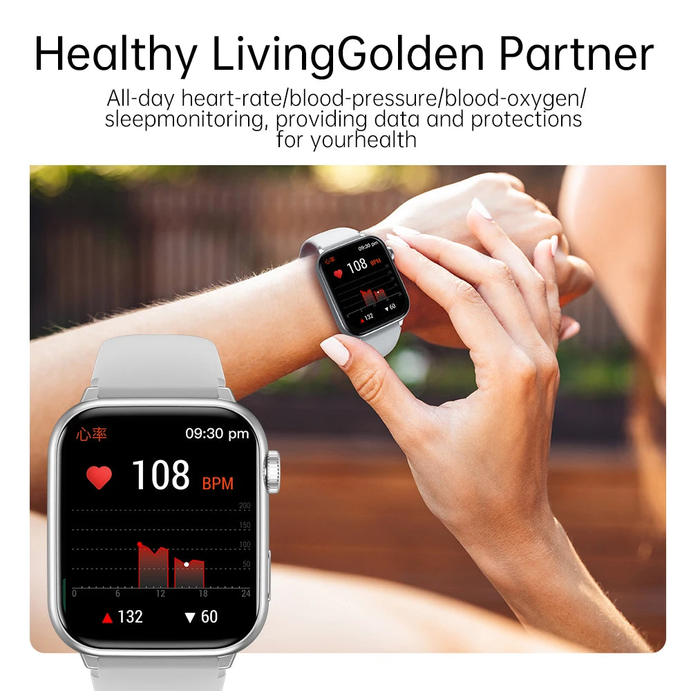Awei H26 Smart Watch Men Answer Call 1.95inch Fitness Sport Tracker Bracelet Calculator Women Smartwatch Gift for Apple Android