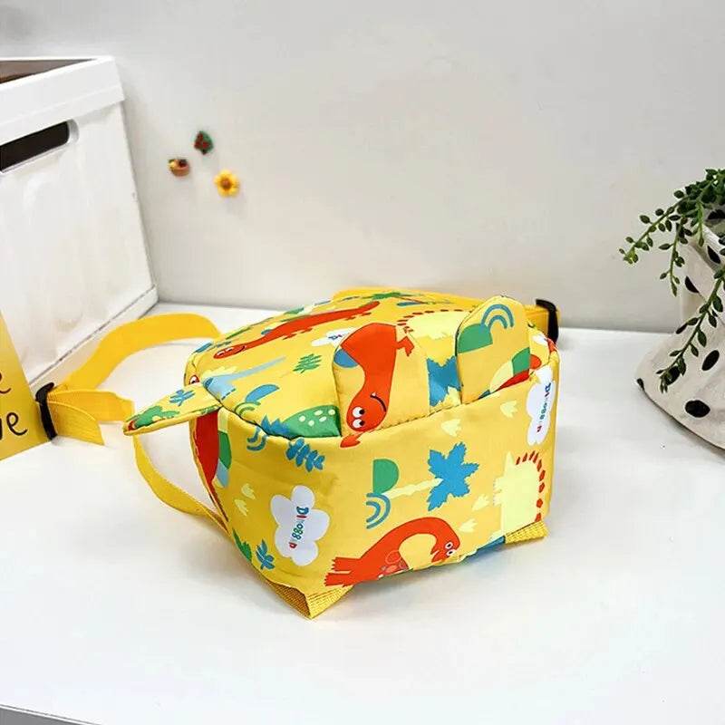 Cute Cartoon Dinosaur Baby Backpacks Kindergarten Schoolbag Children Boys Girls School Bags Adjustable Animals Kid Backpack - AIAZ