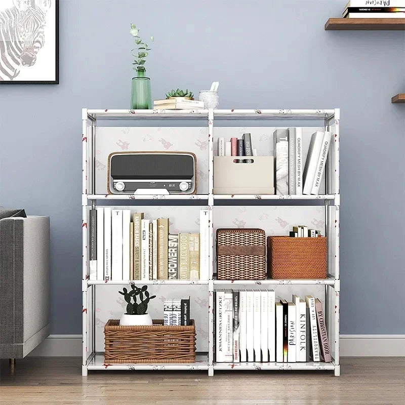 Floor To Ceiling Household Simple Bookshelf, Desktop Storage Shelf, Simple Children's Bookshelf, Multi-layer Miscellaneous Shelf