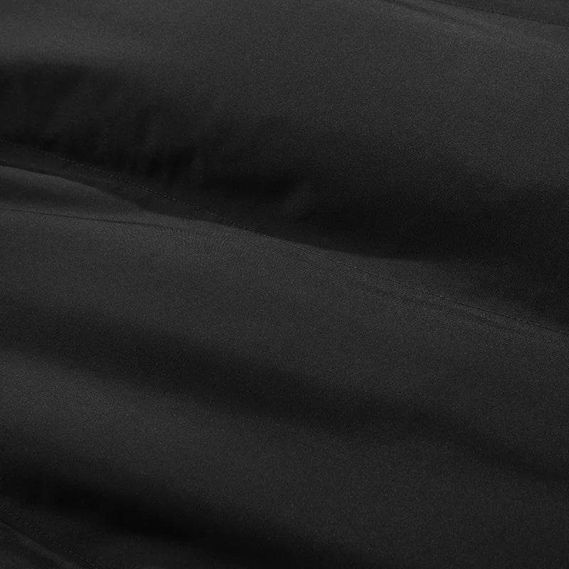 Man 2025 New Fashion Winter Warm Thick Cotton Clothing With Added Velvet Solid Color Casual And Comfortable Coat - AIAZ