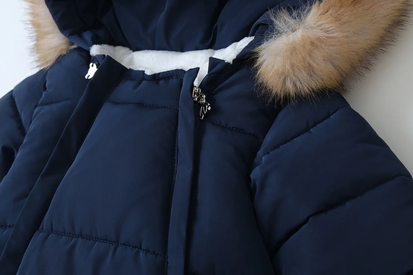 2024 New Winter Baby Rompers Thick Warm Infant Hooded Inside Fleece Jumpsuit Newborn Boy Girl Overalls Toddler Clothing Set