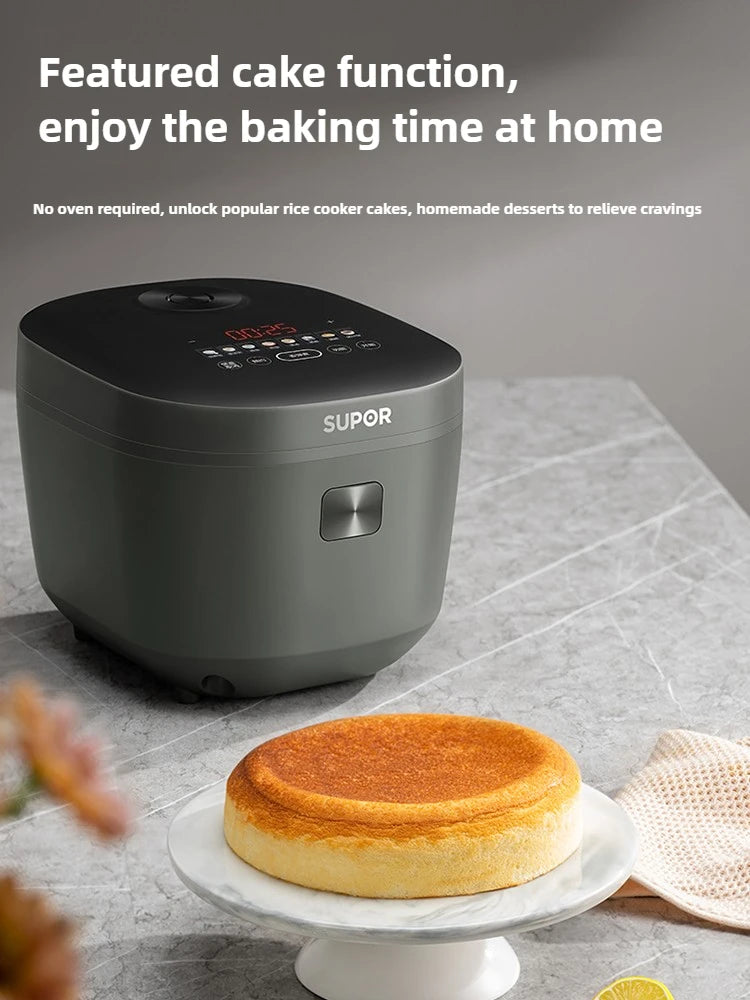 New Rice Cooker Intelligent Multifunctional 4L Household Thick Kettle Rice Cooker Large Capacity Cooking Pot