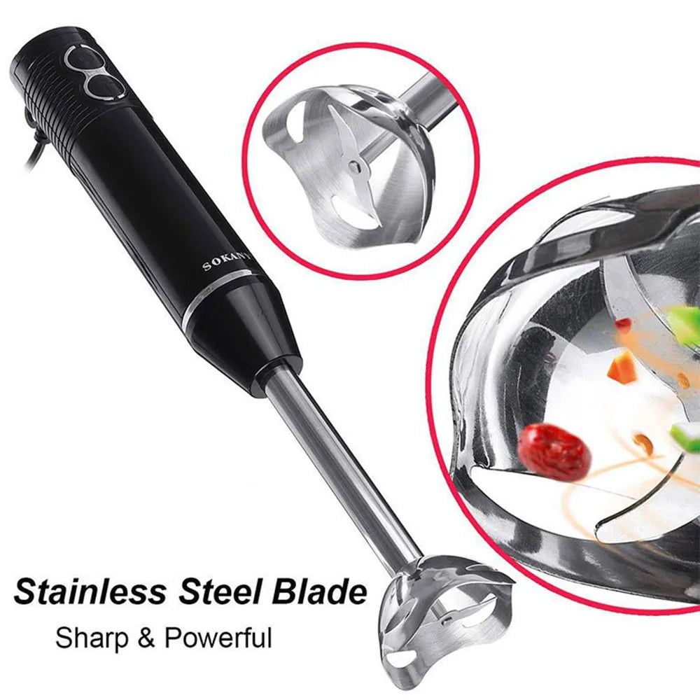 Portable Blender For Kitchen 3-in-1 Multifunctional Household Handheld Small Electric Mixer Food Juicer Home Appliance