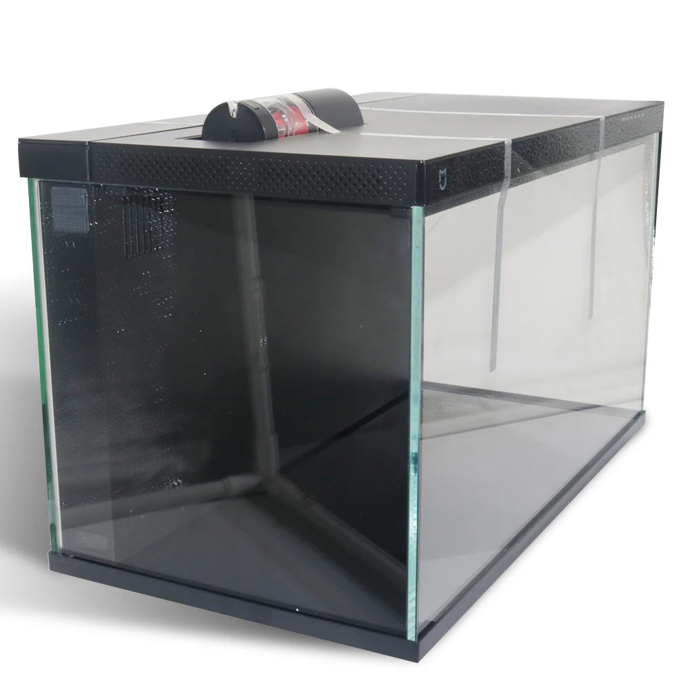 1 Pcs Dark Gray 8.8kg Intelligent Fish Tank With a Rated Power of 23W No Need To Change Water For Half a Year One Click Drainage