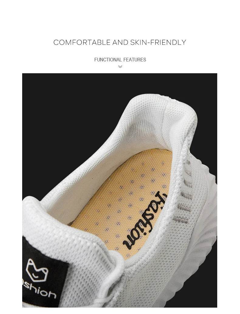 Shoes for Men Designer Men Shoes Breathable Mesh White Men's Tennis Trainers Male Casual Sneakers Zapatos Hombre Tenis Masculino - AIAZ