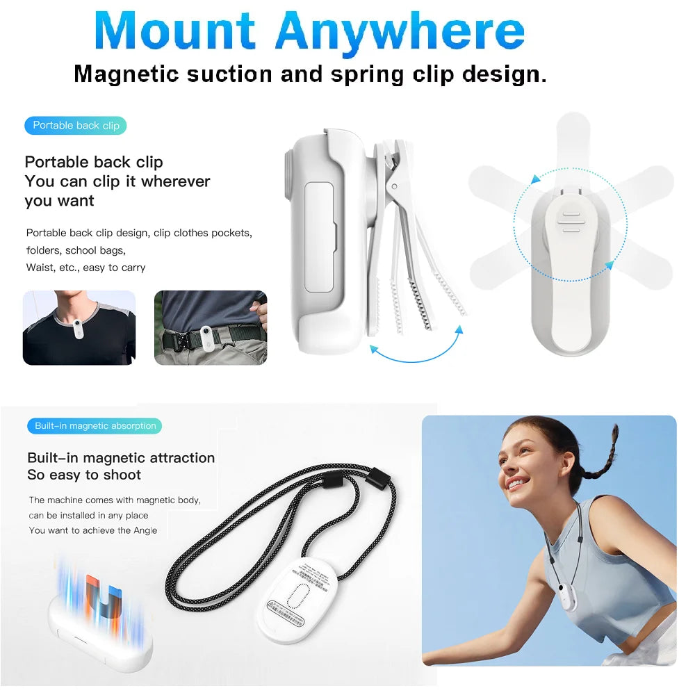 Wireless WiFi 4K UltraHD Mini Portable POV Camcorder Waterproof Magnetic Action Cam Bike Car Vlog Camera Outdoor Sports Recorder