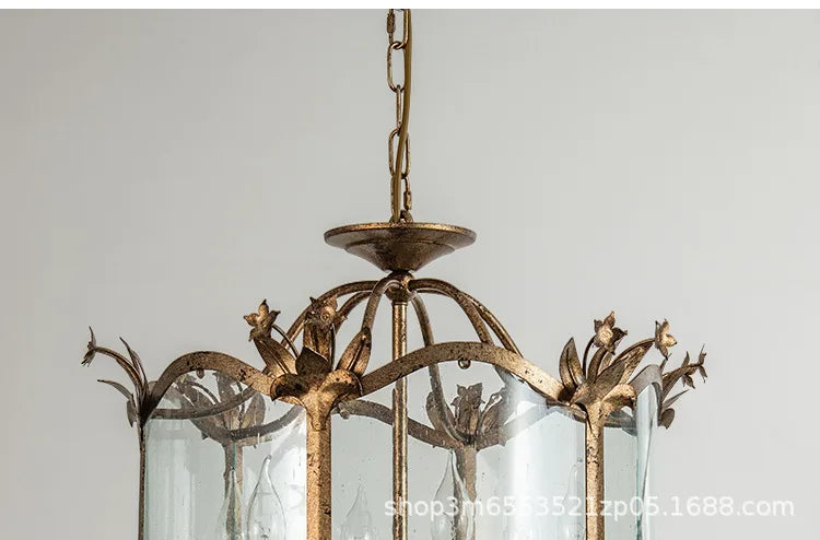American Restaurant Chandelier Vintage   French Candle Bedroom Crystal Lighting Including light bulbs