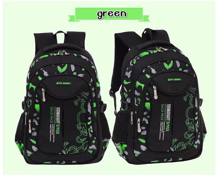 Kids backpack children School Bags For Boys orthopedic school Backpack Waterproof Primary Schoolbag book bag mochila infantil - AIAZ