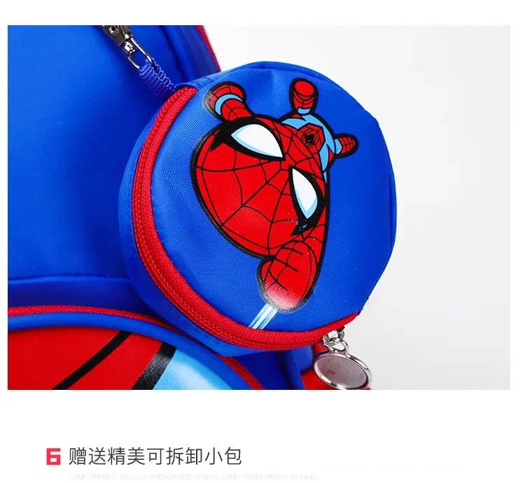 New Children School Bag Boys Girls Spider Man Cartoon Kindergarten Schoolbags Kids Orthopedic Backpacks 4-13 Year - AIAZ