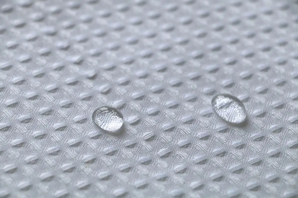 Minghe Fabric Shower Curtain,Heavy Duty Cloth Bathroom Shower Curtain,Polyester Shower Curtain Waffle 230 gsm