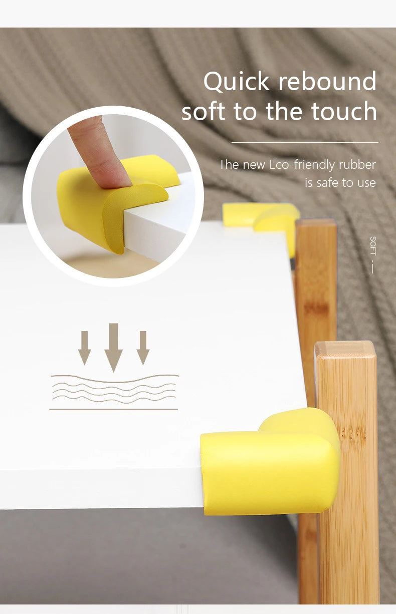 20Pcs Baby Safety Edge Protection Enfant Table Corner Bumper Protector NBR Furniture Corner Anti-collision Guard Children Safety