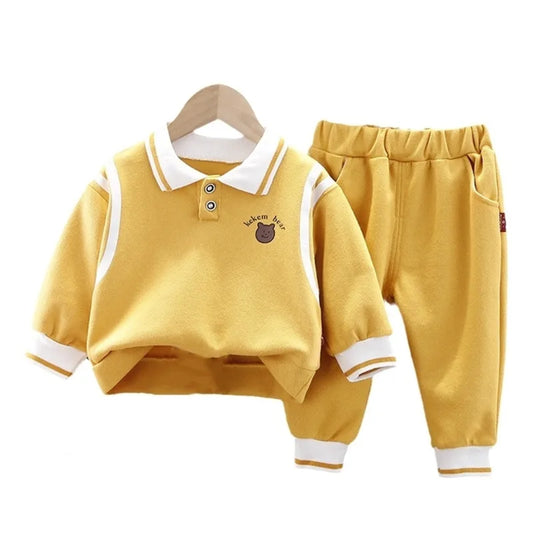 New Spring Autumn Baby Girls Clothes Kids Outfits Children Boys T-Shirt Pants 2Pcs/Sets Toddler Sports Costume Infant Tracksuits