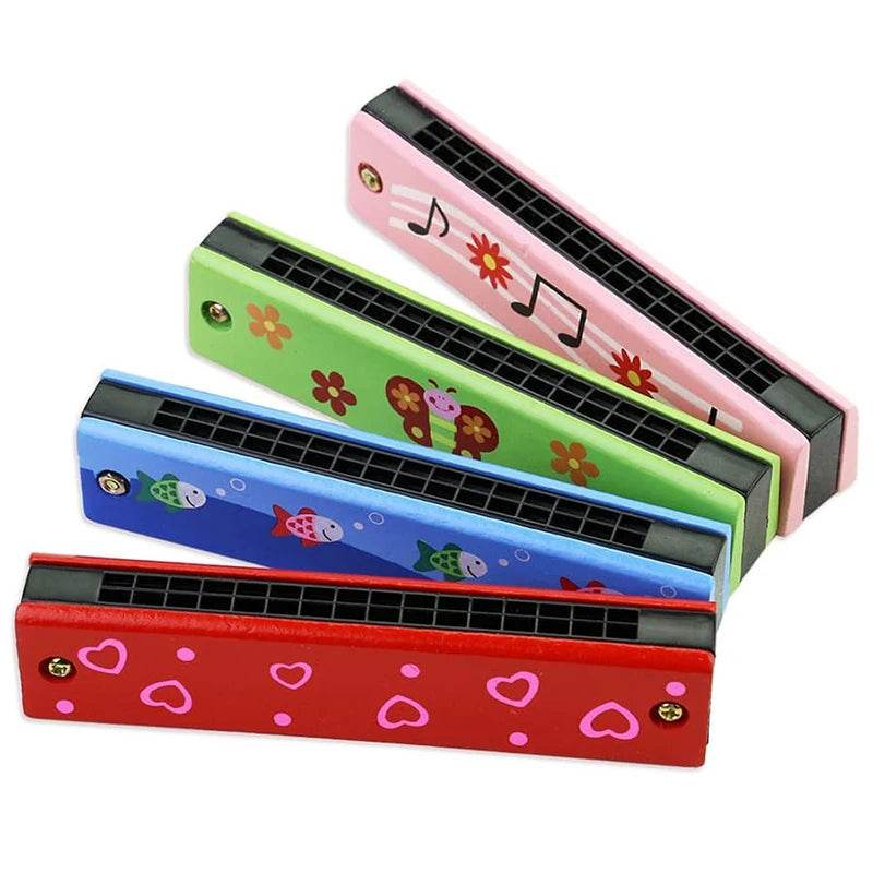 Children Wooden Harmonica Musical Instrument Toys Music Teaching Aids Puzzle Early Education Kindergarten Beginners TMZ - AIAZ