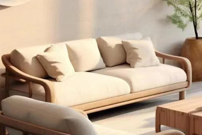 Minimalistic Wooden Sofa Stools Recliners Modern 3 Seater Lazy Living Room Couch Lounge Mini China Sofas Camas Furniture