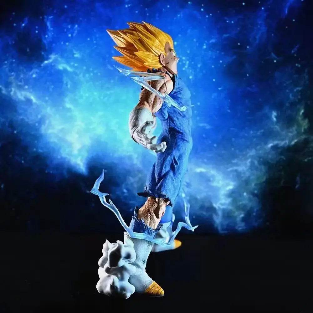 27cm Dragon Ball Self Destructing Vegeta Demonized Vegeta Action Figurin Model Pvc Statue Doll Statue Model Collection Toys Gift - AIAZ