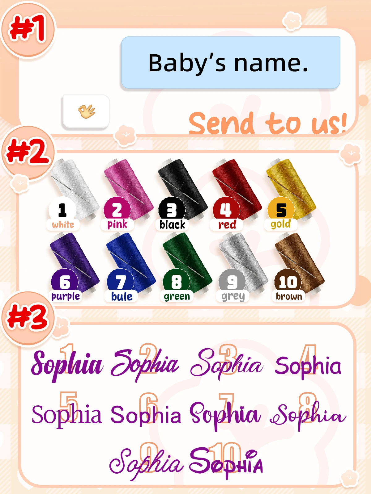 Embroidered Name Knitted Blanket  Stroller Cover Kids Cotton Nap Blanket for Newborn Shower Gifts