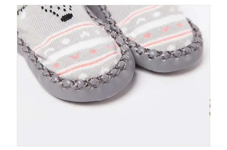 1 Pair Fashion Cute Baby Socks With Rubber Soles Infant Spring Autumn Winter Children Floor Socks Shoes Anti Slip Soft Sole Sock