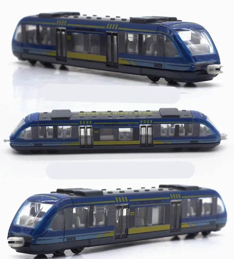 Simulation Alloy Metal High Speed Rail Diecast Train Toy Model Educational Toys Boys Children Train Alloy Model Car Toys Gift - AIAZ